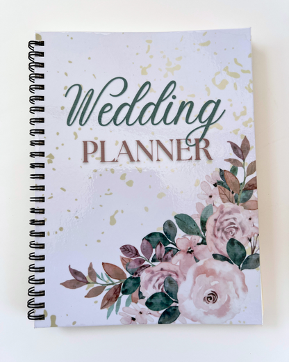 160-Page Wedding Planner - Comprehensive Free Laser Engraved Pen