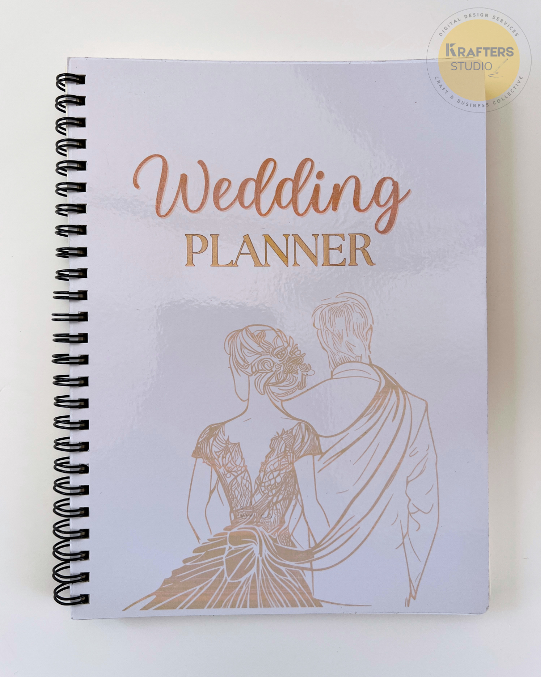 160-Page Wedding Planner - Comprehensive Free Laser Engraved Pen