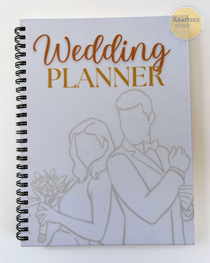 160-Page Wedding Planner - Comprehensive Free Laser Engraved Pen