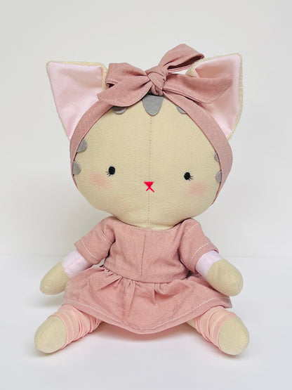Annie Kitty - Cotton Rose