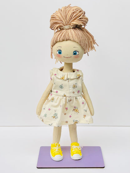 Nikki Doll - Beige & Cream